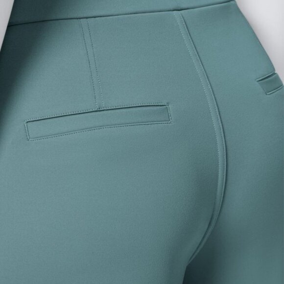 Halara High Waisted Plicated Side Pocket Straight Leg Work Pants Sz XL Tall Wome - Picture 8 of 10